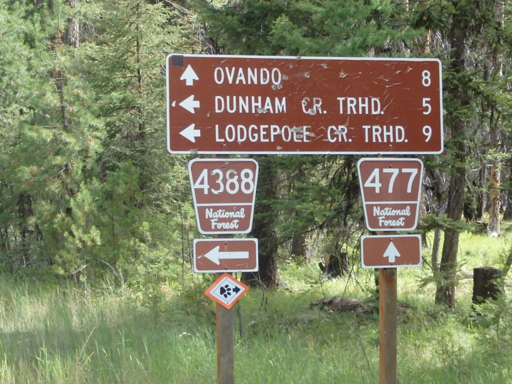 GDMBR: We headed for Ovando.